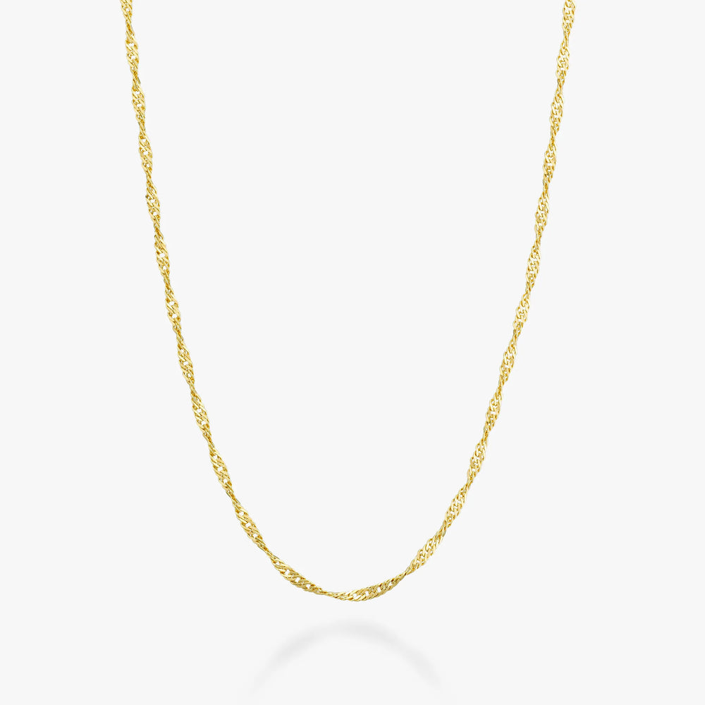 18K Gold Over Silver
