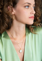 18K Gold Over Silver