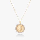 18K Gold Over Silver