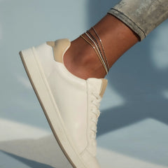 Two-Tone 18K Gold Over Silver