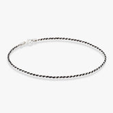 Two-Tone Black Rhodium Over Silver