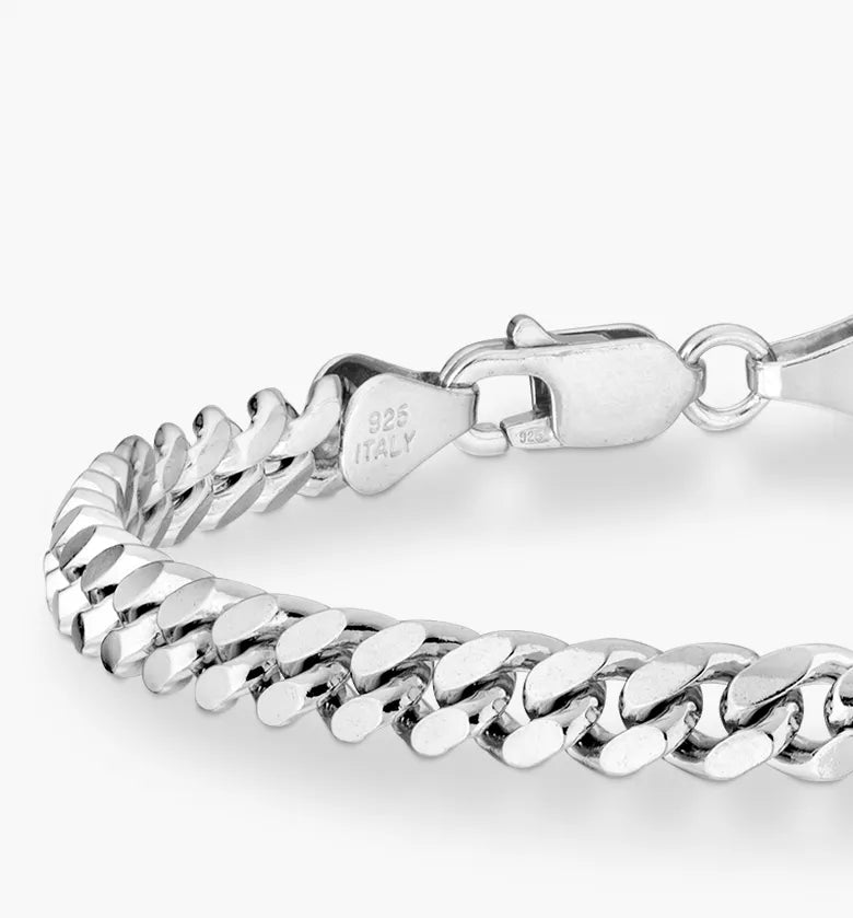 Rhodium Plated Sterling Silver