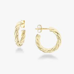 18K Gold Over Silver