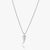 Rhodium Plated Sterling Silver