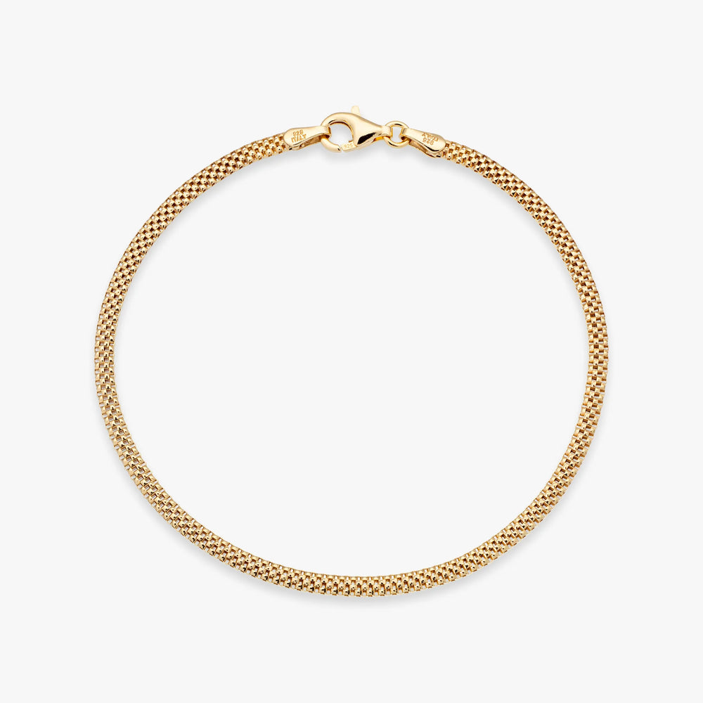 18K Gold Over Silver