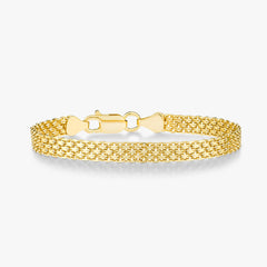 18K Gold Over Silver