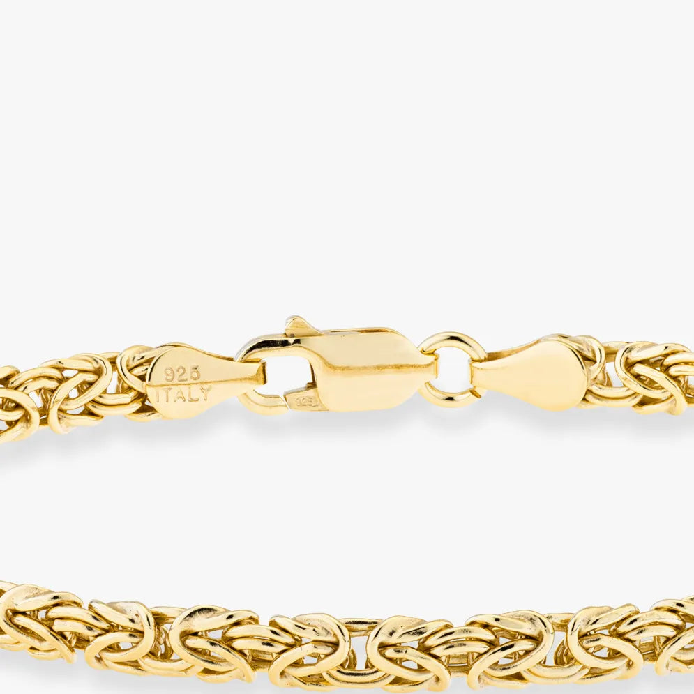 18K Gold Over Silver