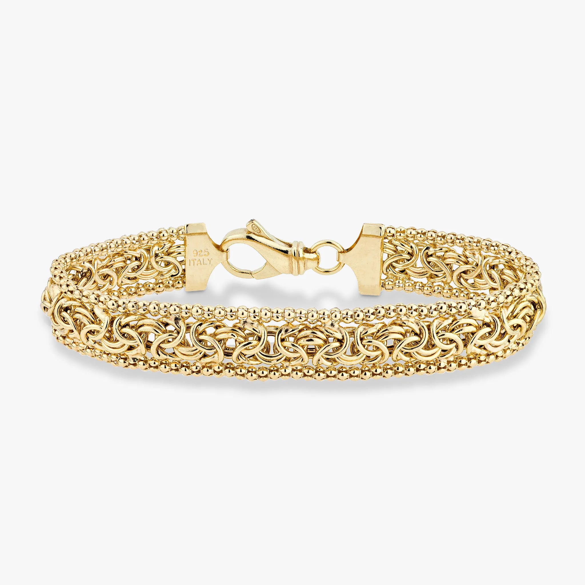 18K Gold Over Silver