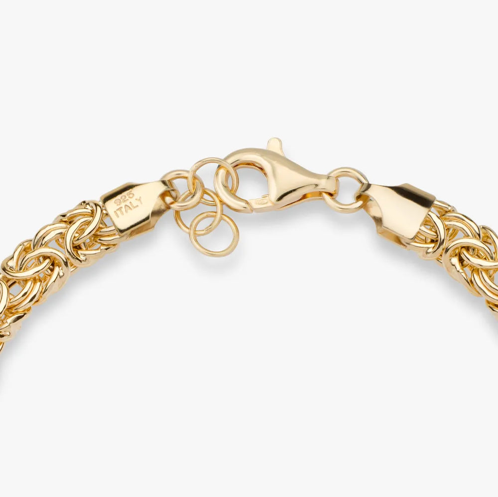 18K Gold Over Silver