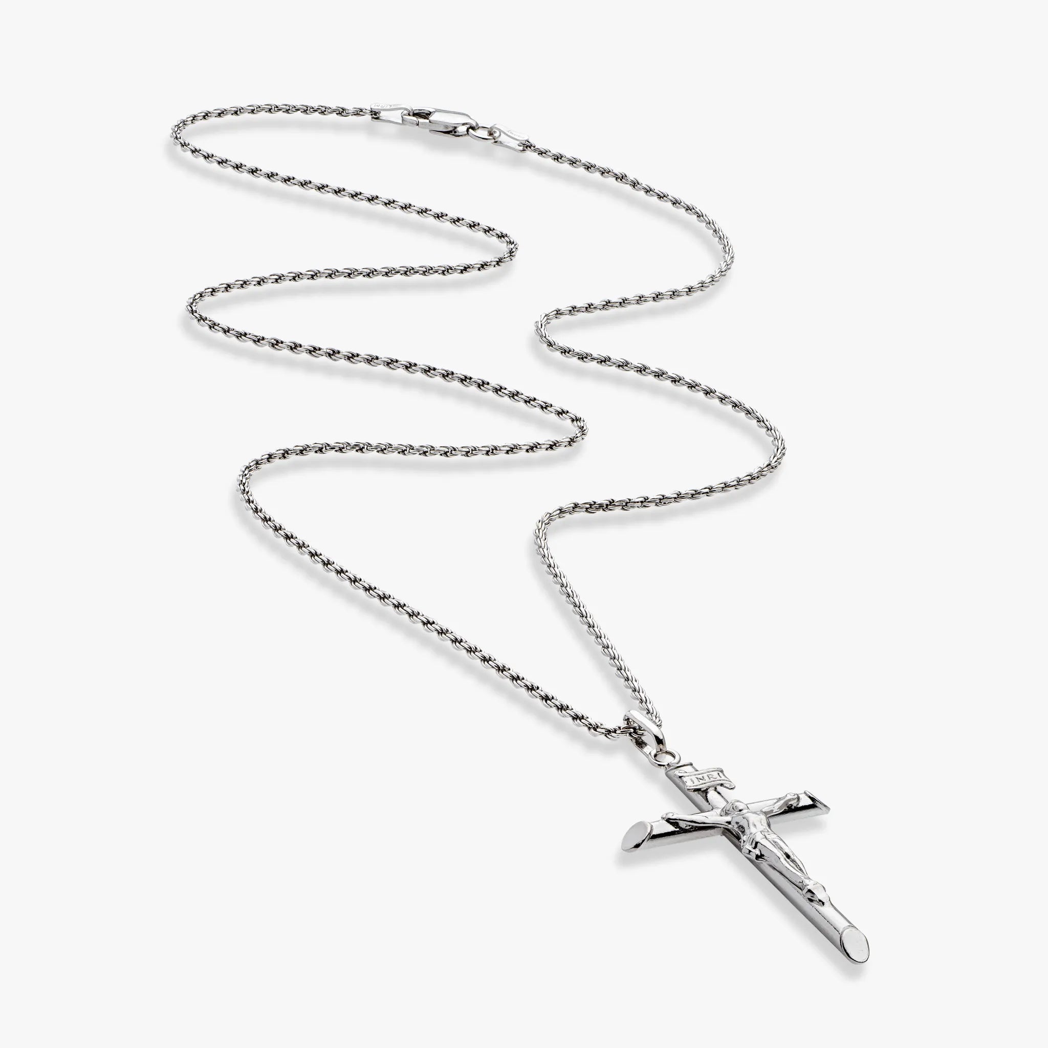 Rhodium Plated Sterling Silver