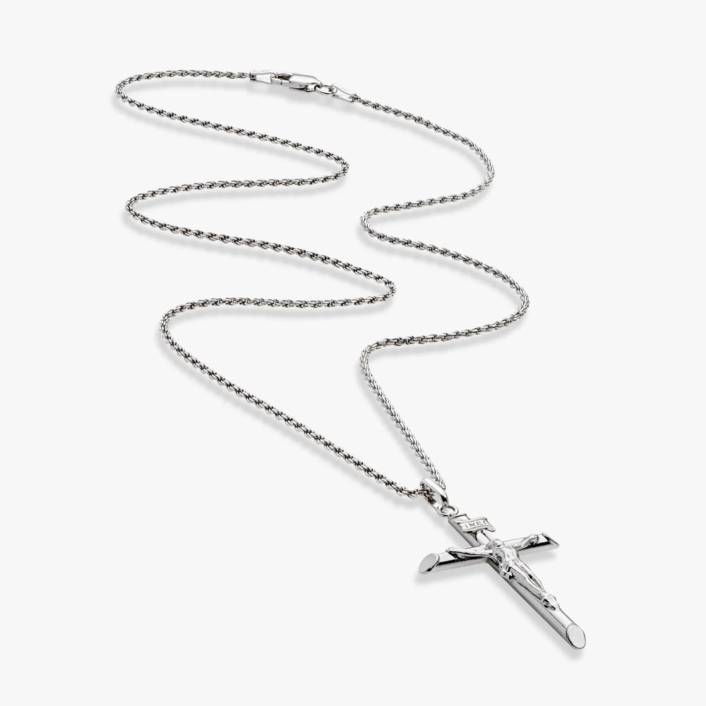 Rhodium Plated Sterling Silver