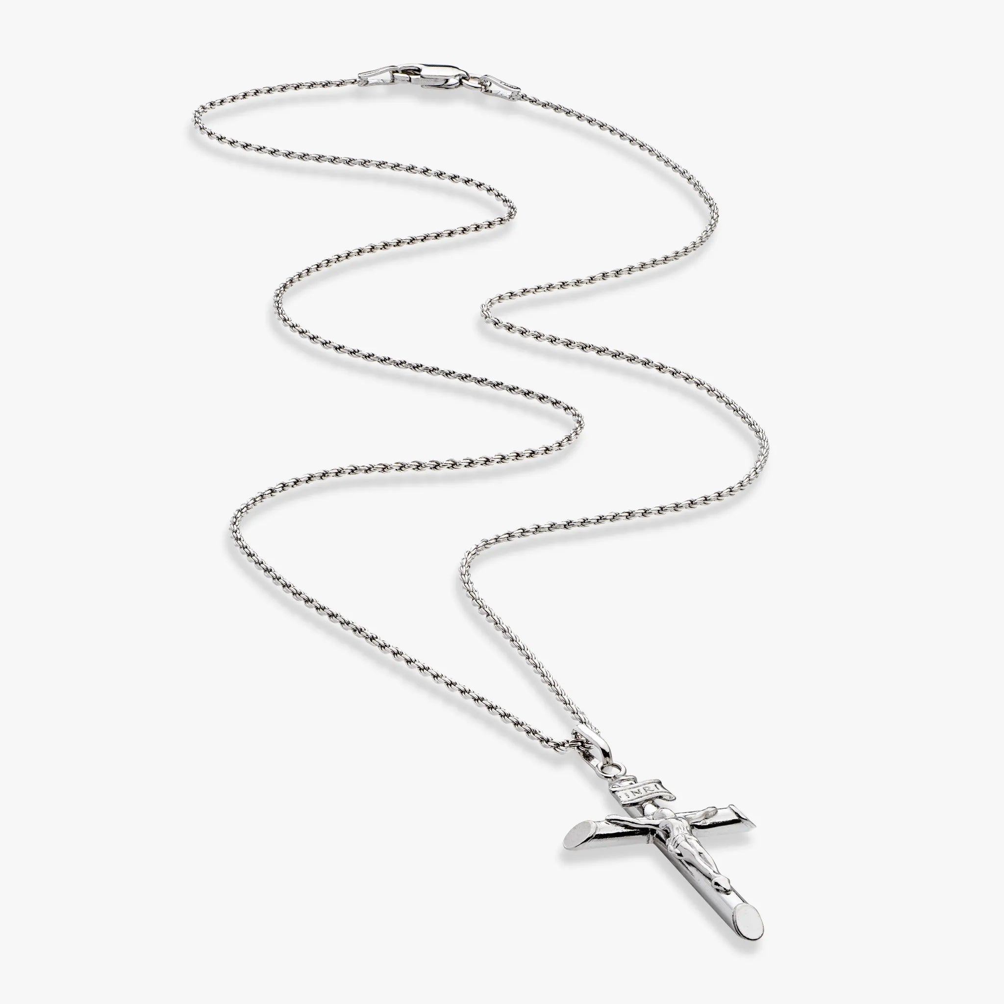 Rhodium Plated Sterling Silver