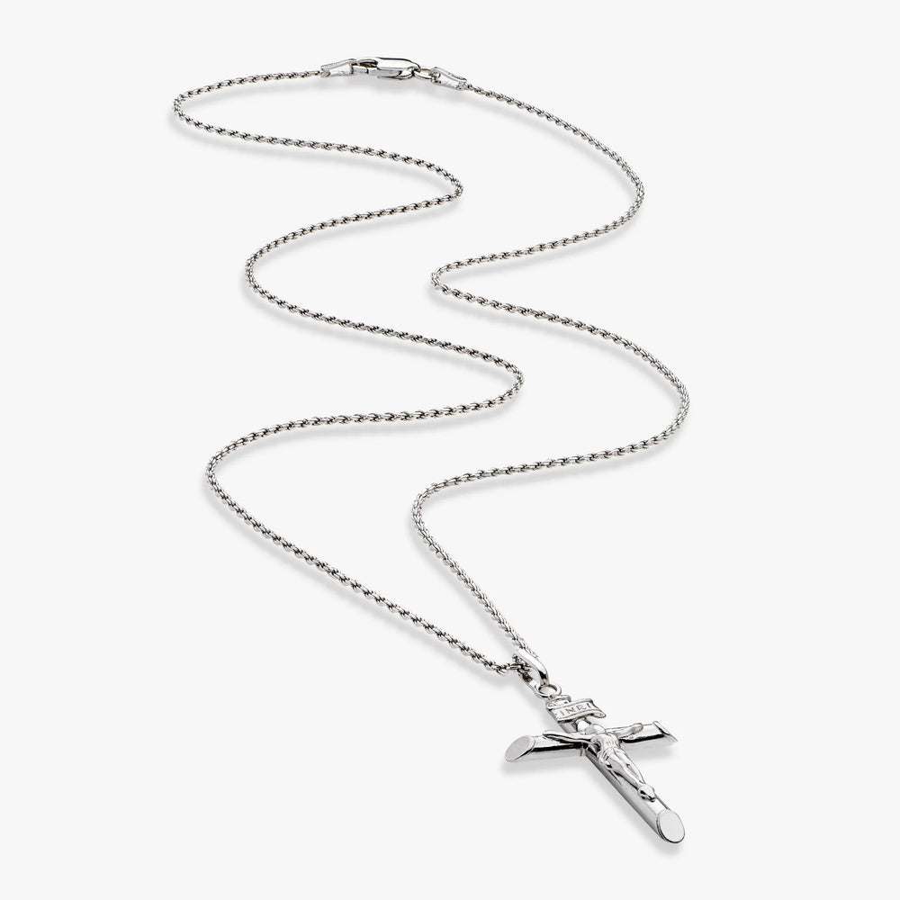 Rhodium Plated Sterling Silver