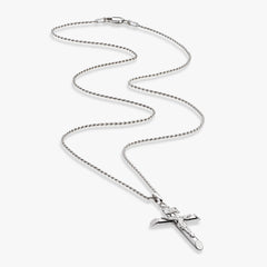 Rhodium Plated Sterling Silver