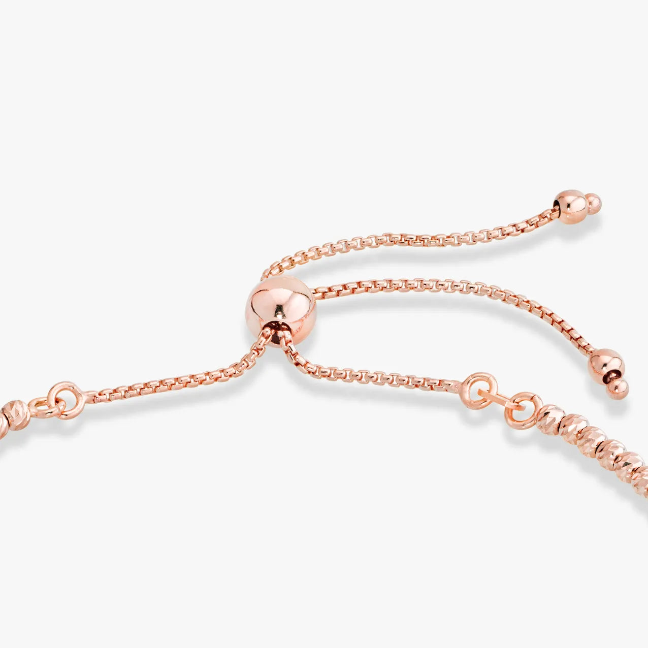 18K Rose Gold Over Silver