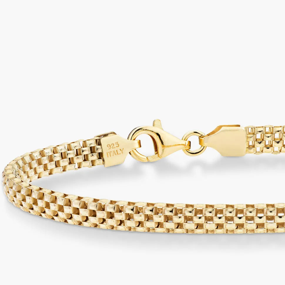 18K Gold Over Silver