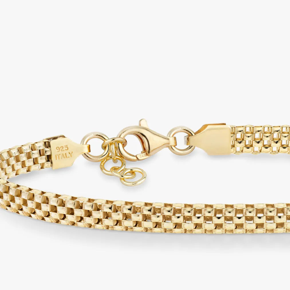 18K Gold Over Silver