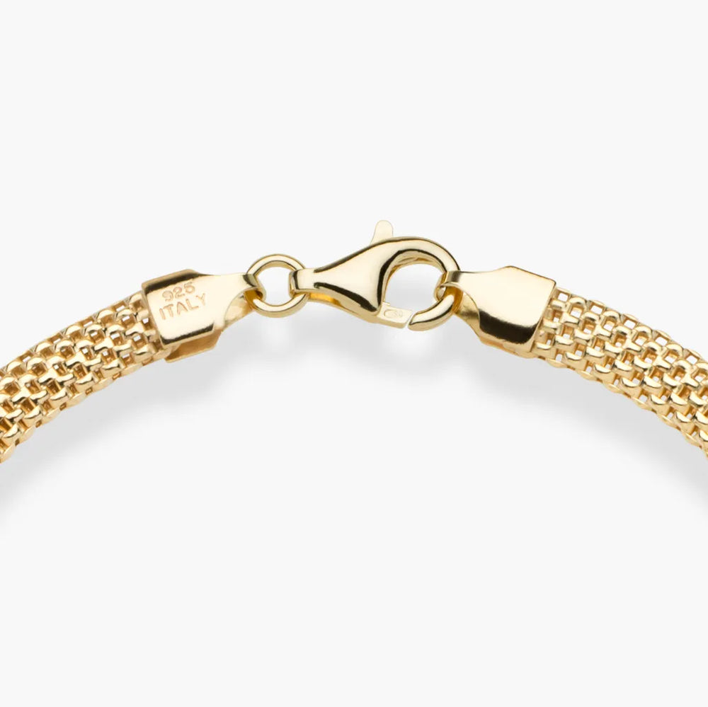 18K Gold Over Silver