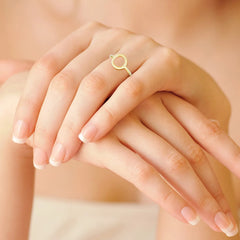 18K Gold Over Silver
