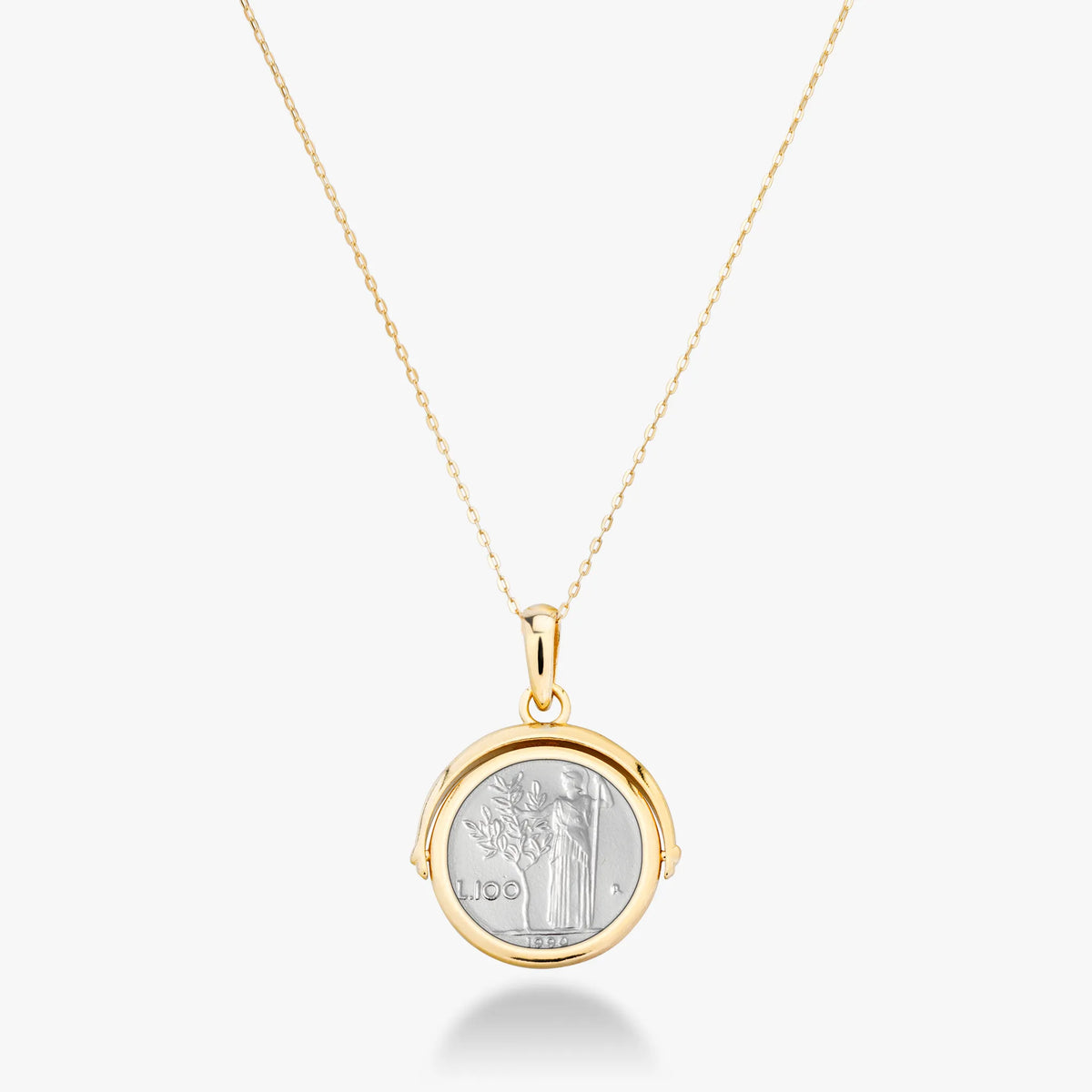 18K Gold Over Silver
