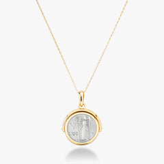 18K Gold Over Silver