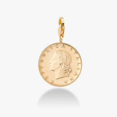 18K Gold Over Silver