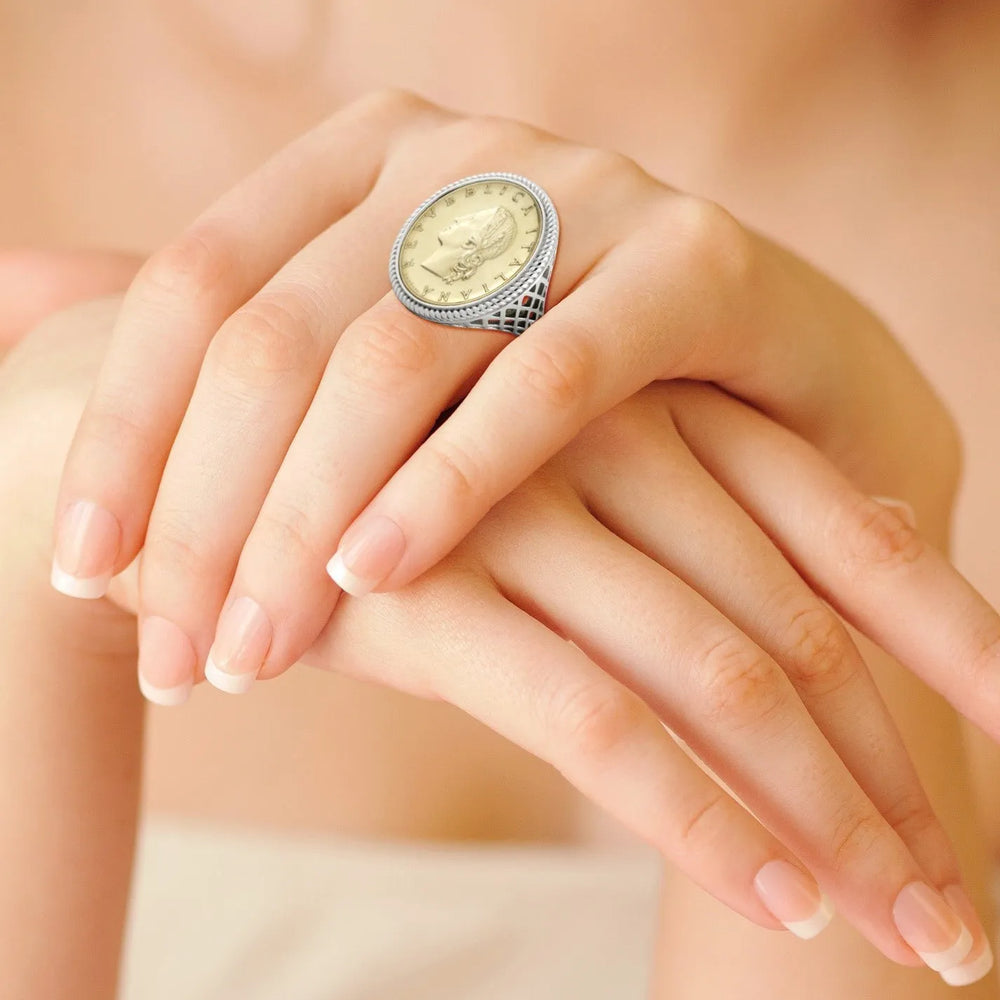 Rhodium Plated Sterling Silver