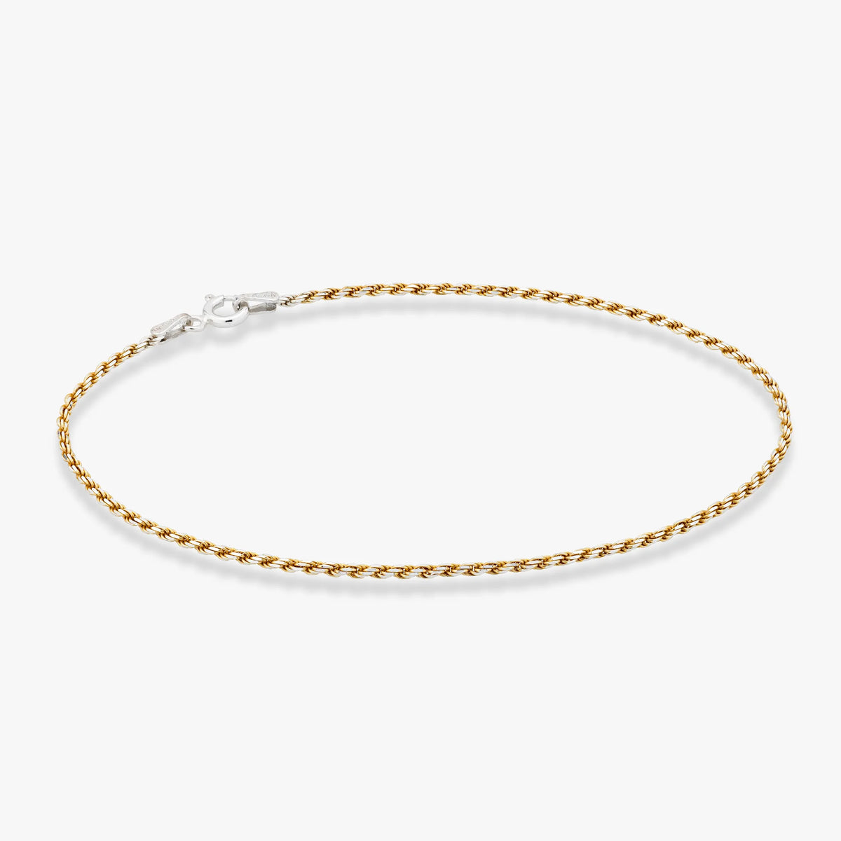 Two-Tone 18K Gold Over Silver