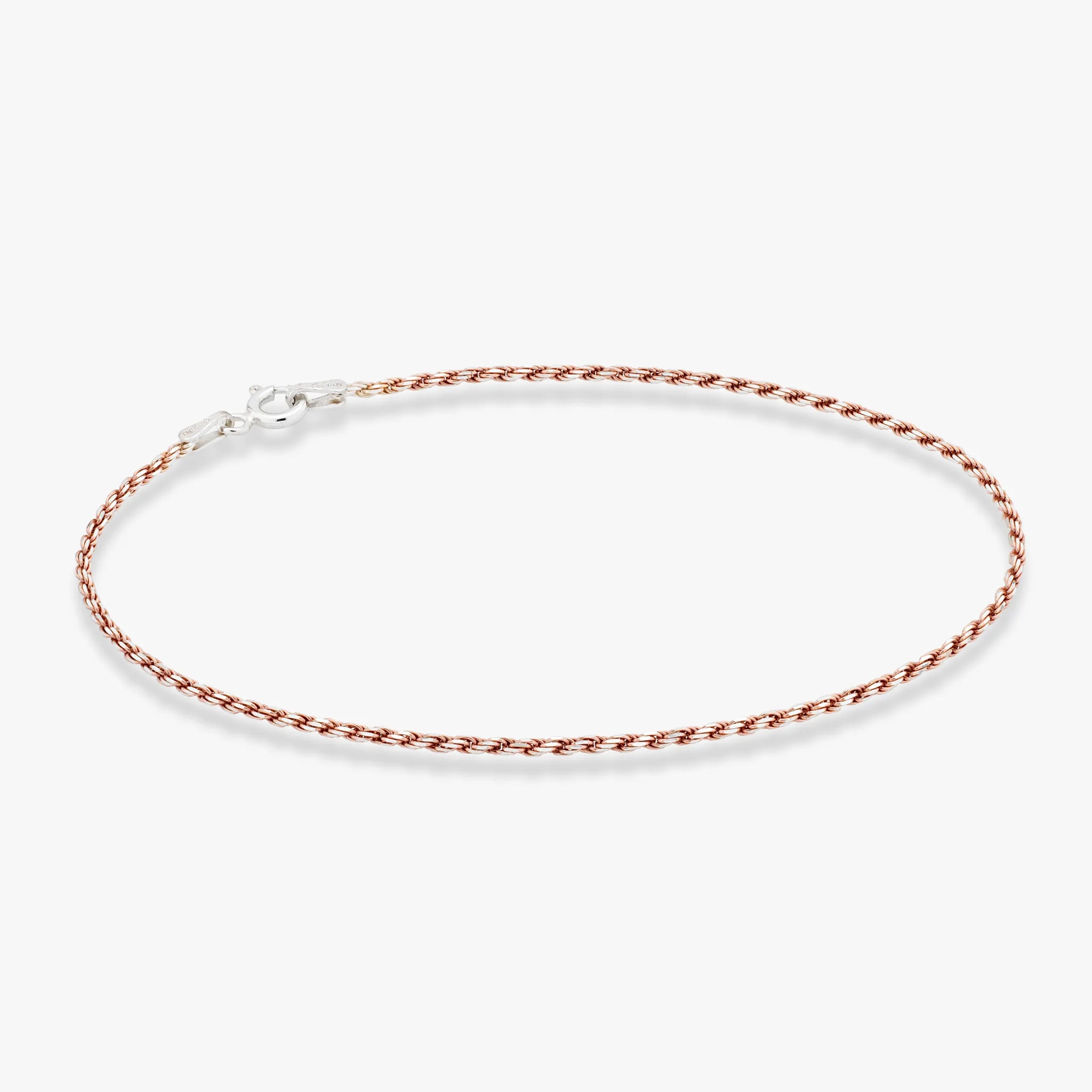 Two-Tone 18K Rose Gold Over Silver