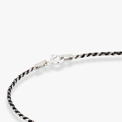 Two-Tone Black Rhodium Over Silver