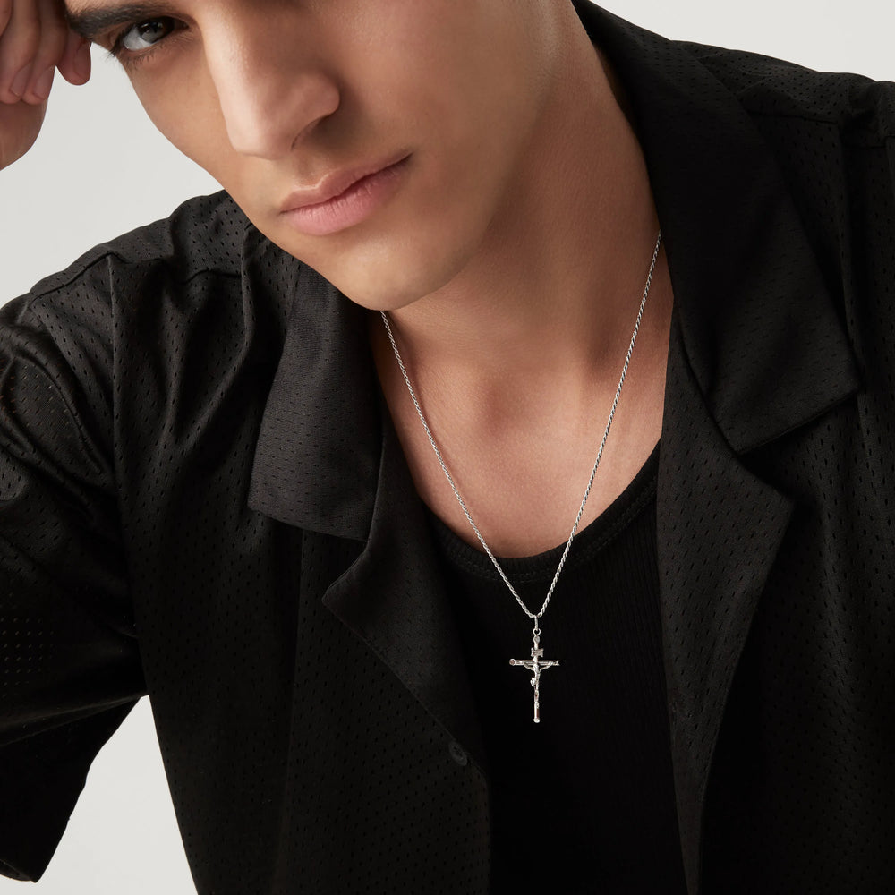 Rhodium Plated Sterling Silver