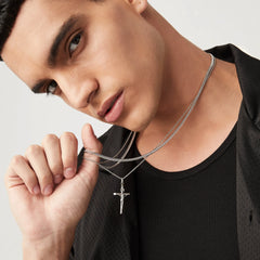 Rhodium Plated Sterling Silver