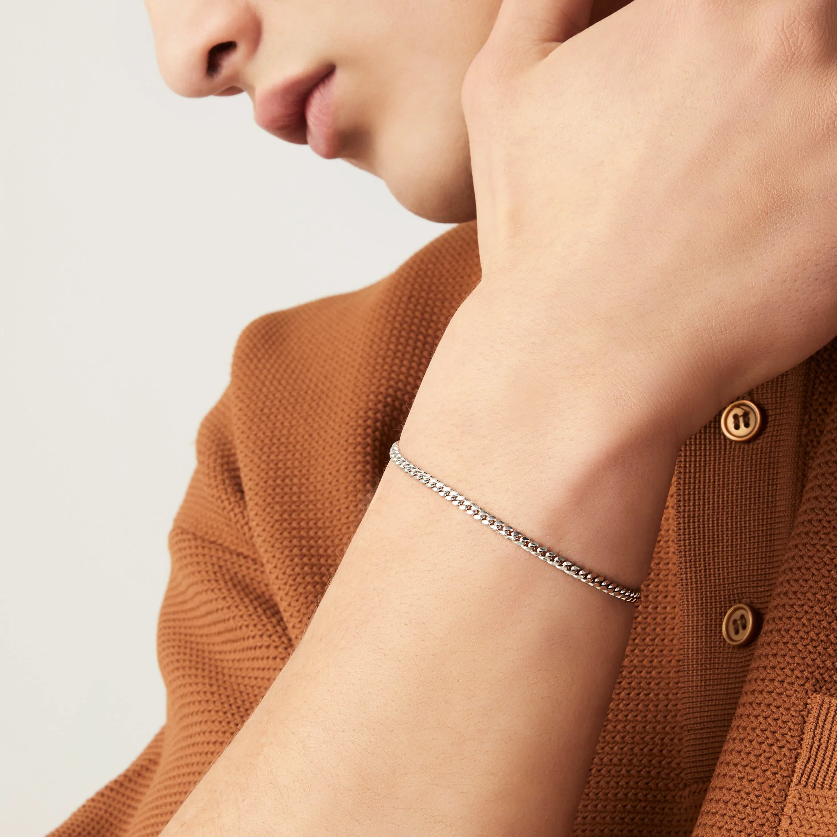 Rhodium Plated Sterling Silver