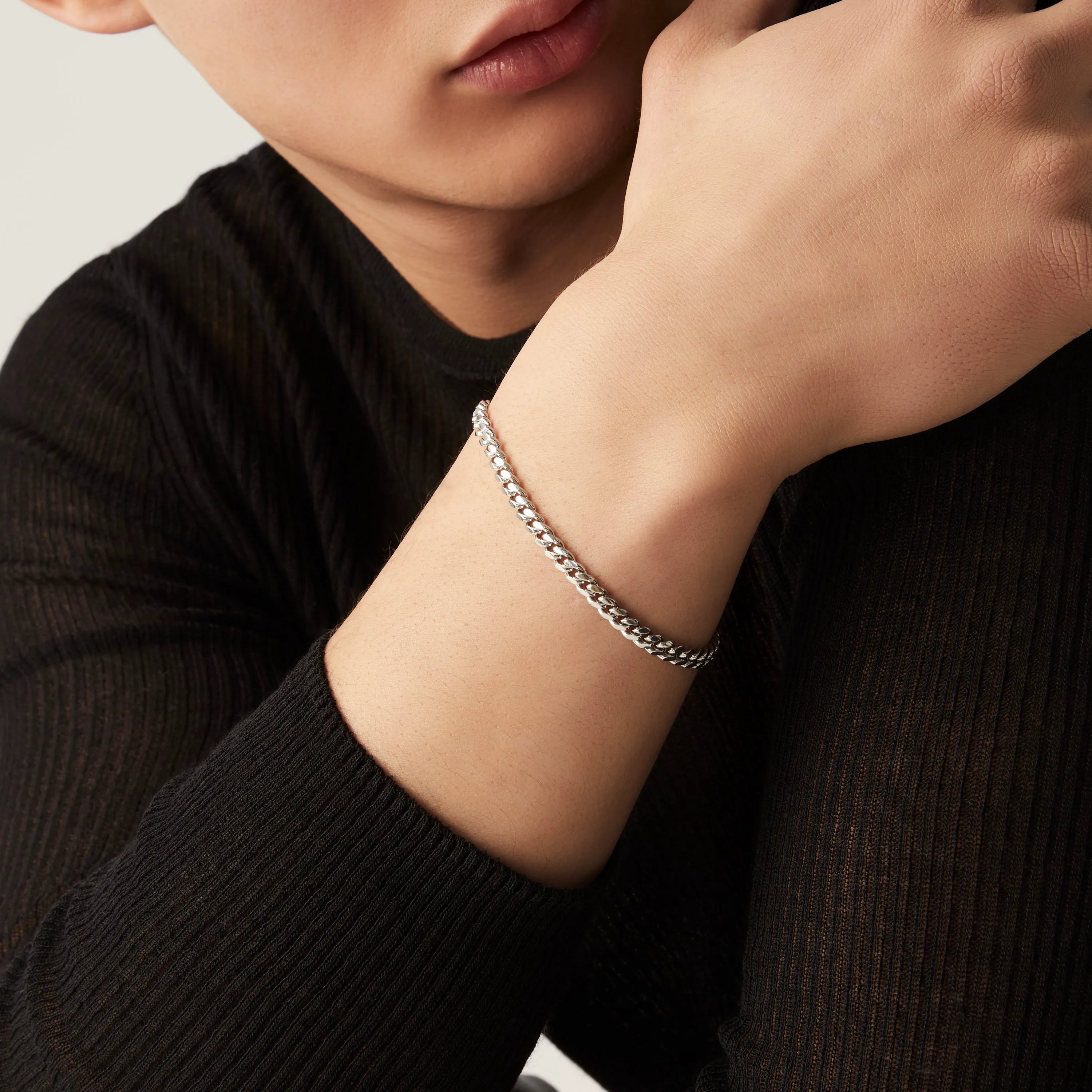 Rhodium Plated Sterling Silver