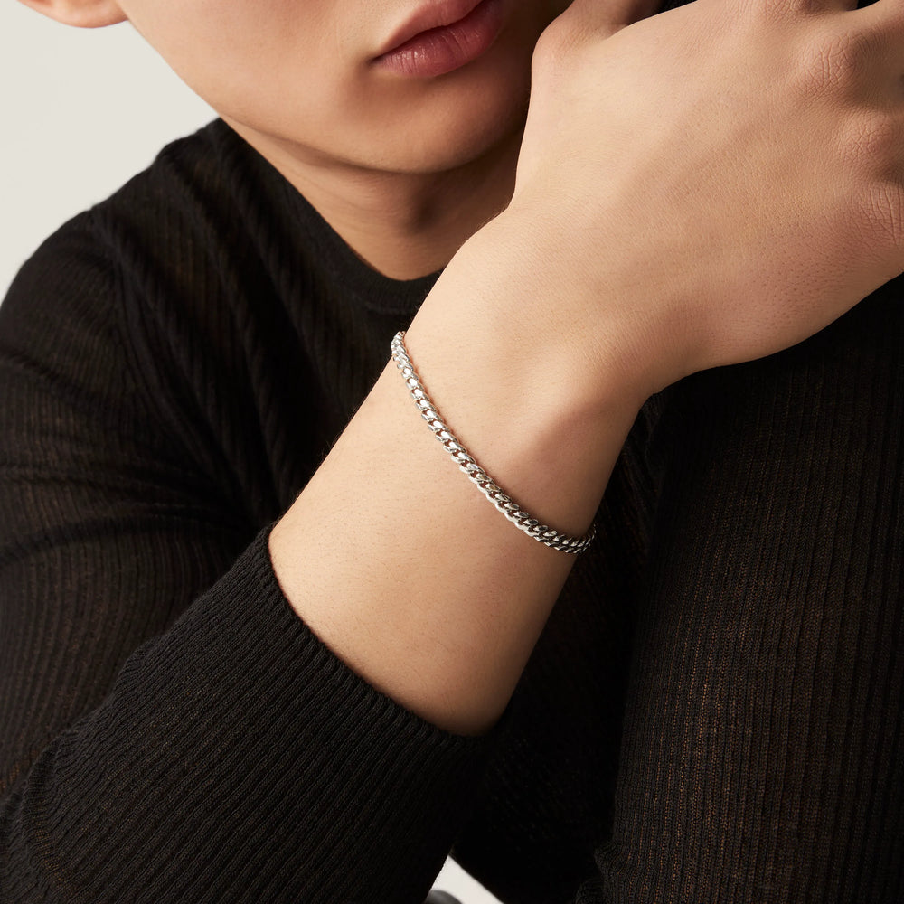 Rhodium Plated Sterling Silver