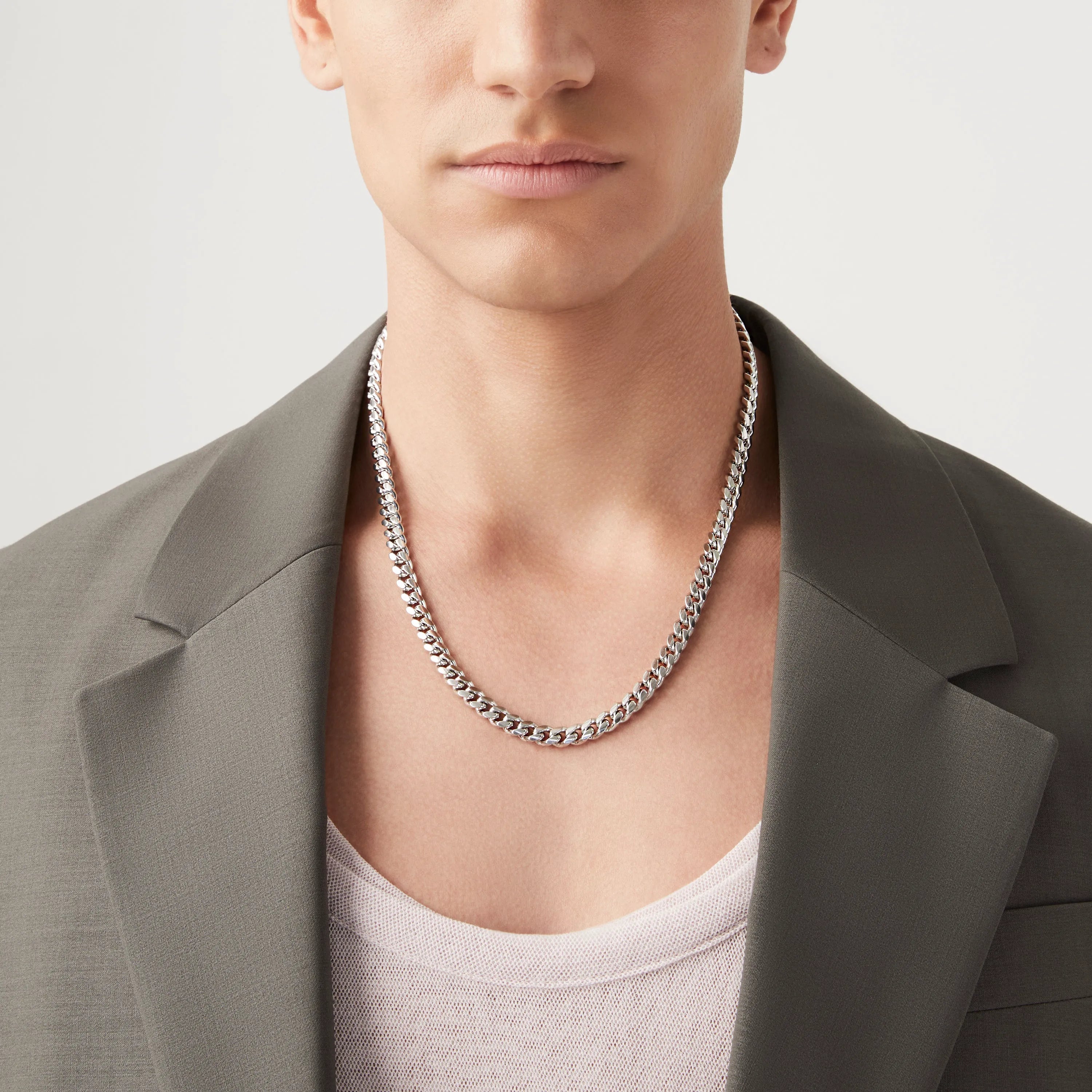 Rhodium Plated Sterling Silver