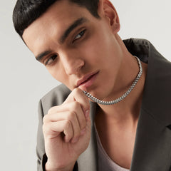 Rhodium Plated Sterling Silver