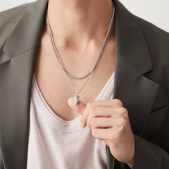 Rhodium Plated Sterling Silver