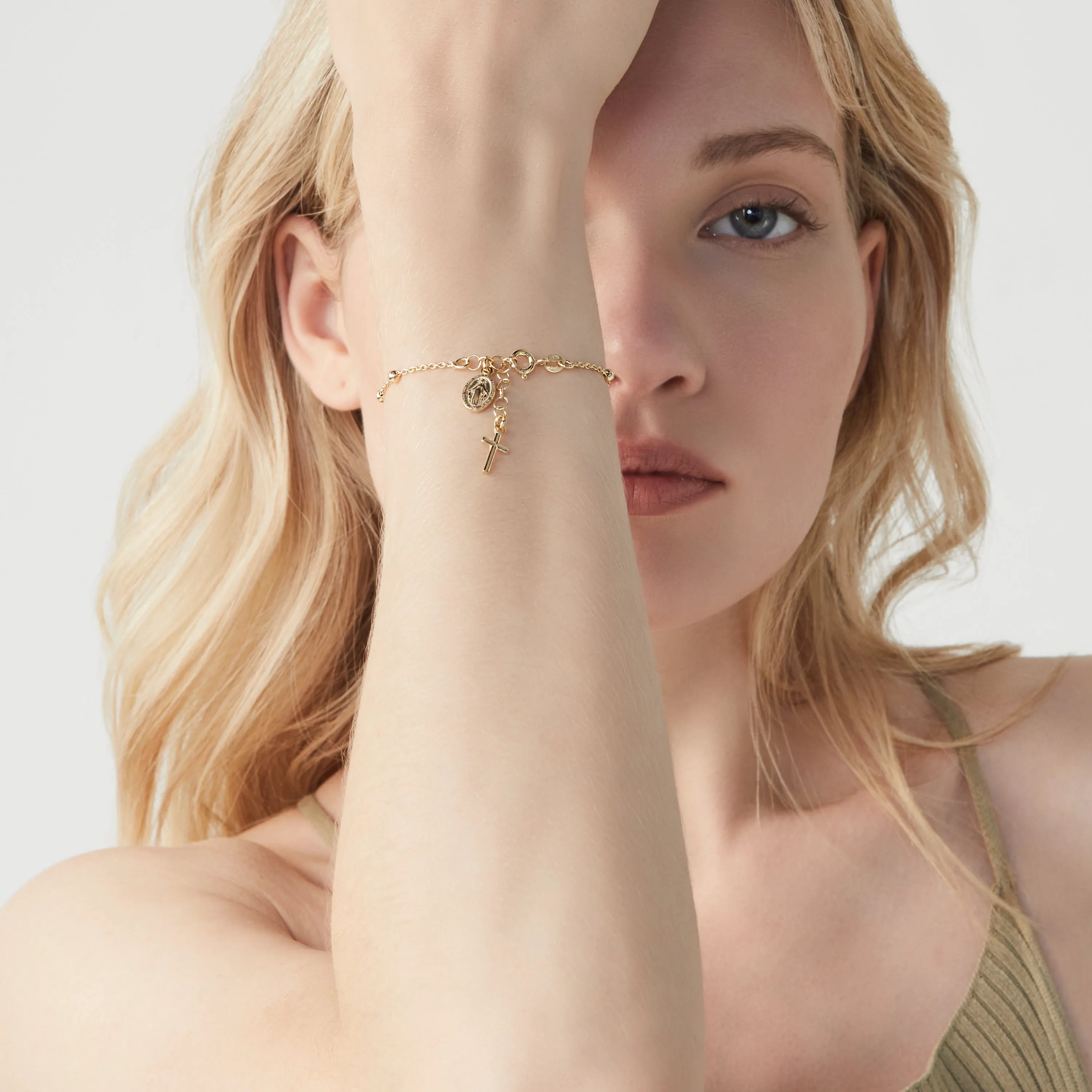 18K Gold Over Silver