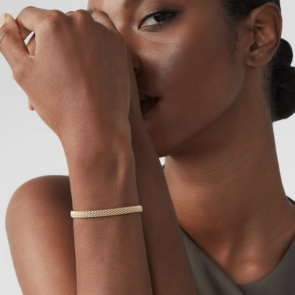 18K Gold Over Silver