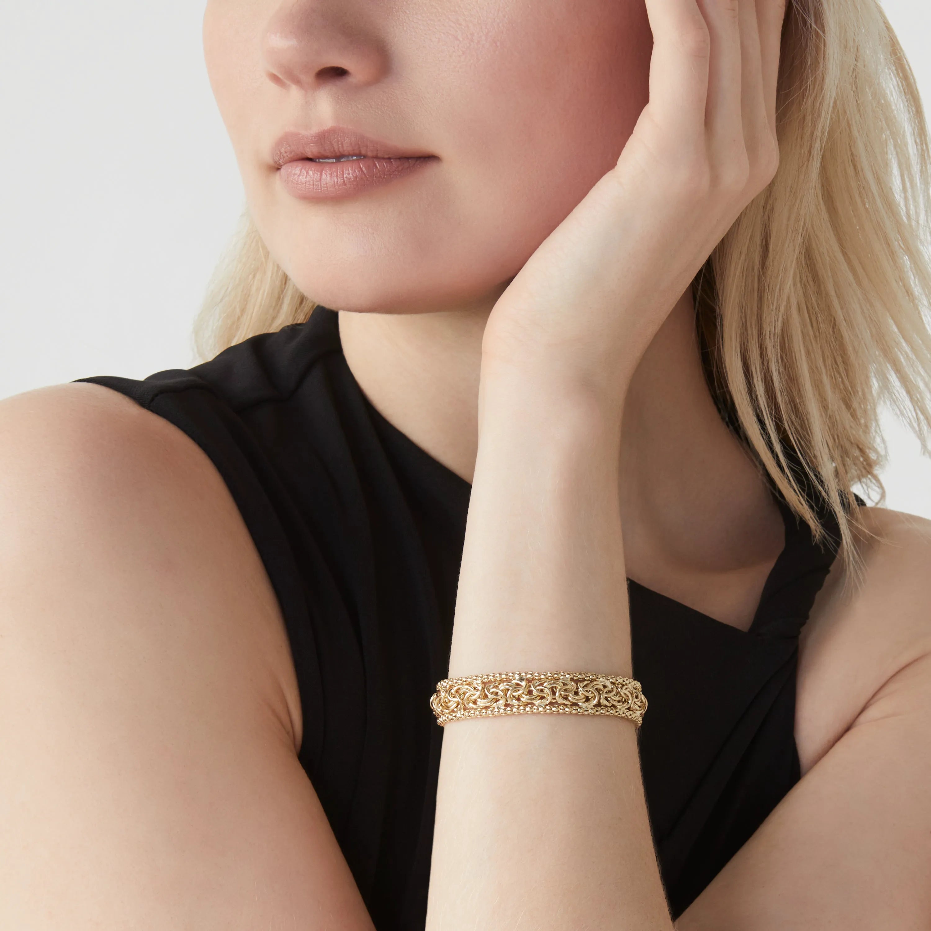 18K Gold Over Silver