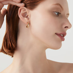 18K Gold Over Silver